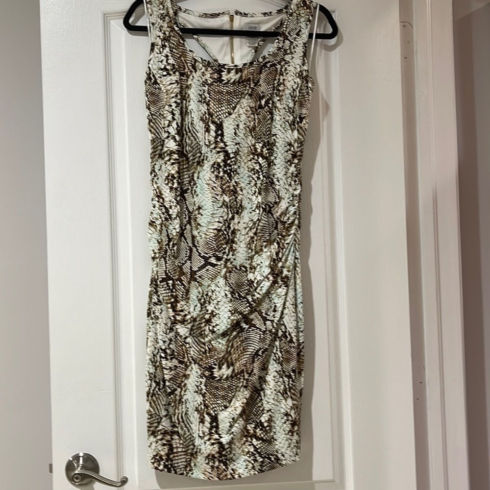 Caché Mini Dress Animal Print